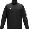 Table Tennis Wiser Size 47460 [Butterfly] [Butterfly] Jersey, Stretchable, Jacket, Black, L,