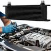 Car Engine Oil Cooler Transmission Cooler Engine Cooling 13 Rows Replacement Cooler Kit Transmission Engine Cooler Radiator Oil