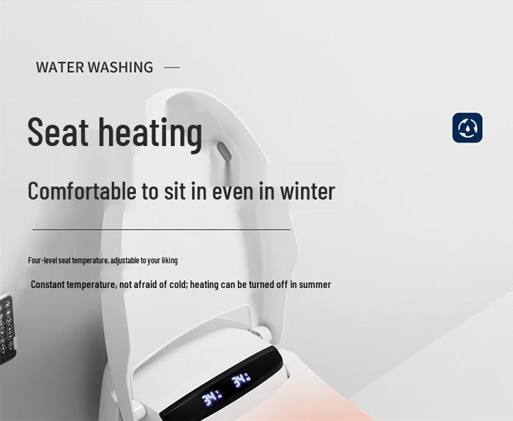 AI Dual Waterway Instant-Heat Smart Bidet Toilet with One-Button Drying & Siphon Flush System