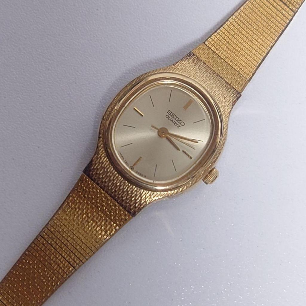 [USED] SEIKO 7321-5280 Gold Quartz Women's Watch