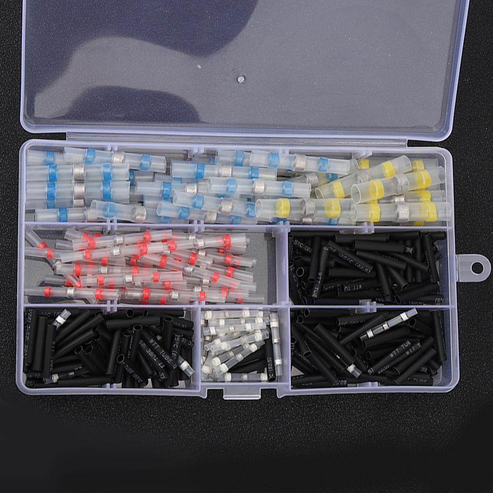 300 buc. Conector Terminal de Sârmă cu Manșon de Lipit Etanșare prin Sudură Izolație Termocontractabilă Impermeabil