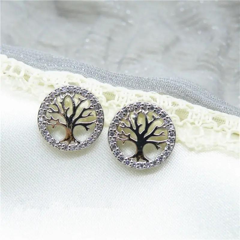 1 pereche de cercei tip arbore al vieții de înaltă calitate pentru bărbați, bijuterii accesorii pentru bărbați rafinate