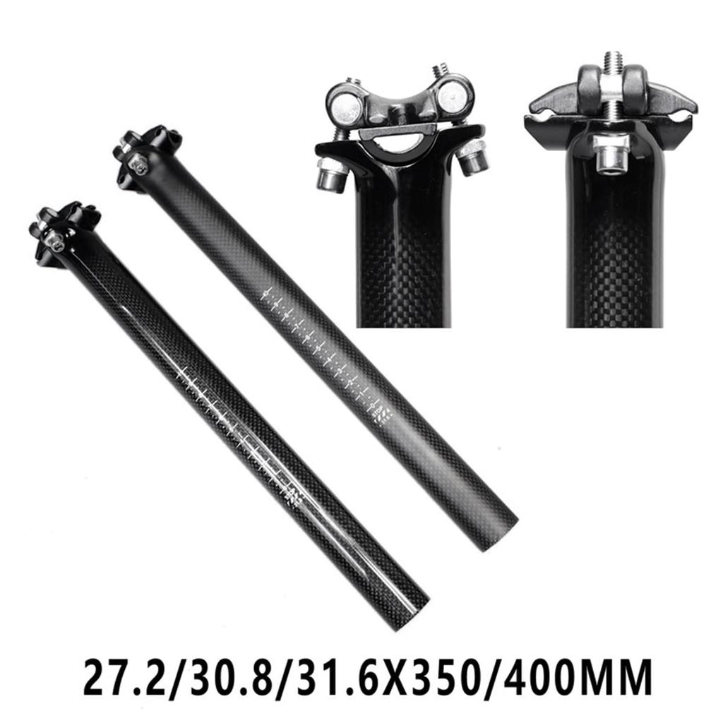 Ahvqevn Bicycle Seatpost Clamp Adapter for Carbon Saddle Rail 7x7mm Bicycle Seatpost Tube Clip Cycling Accessories Oval/Round