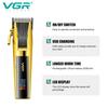 High-quality LED Digital Display Hair Shaving Trimming Adjustable Blade Single Handle Electric Smooth Razor Household Razor Strong Power