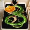 Dragon Ball Characters Print Flannel Blanket,High Quality Comfortable for All Seasons,Home Decor,Warmth and Comfort,Perfect for Christmas Gifts