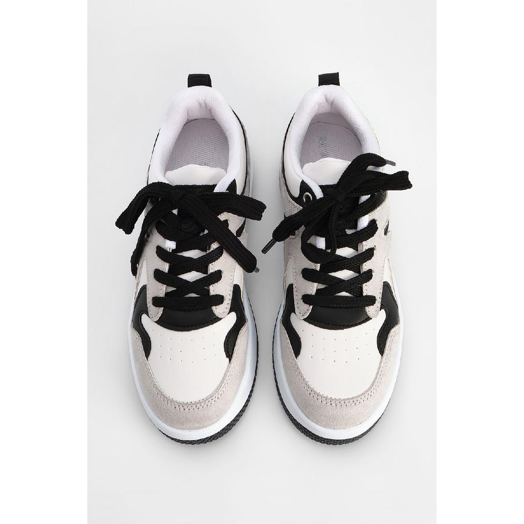 Sneaker femme chaussures de sport à semelle haute Aryan gris daim