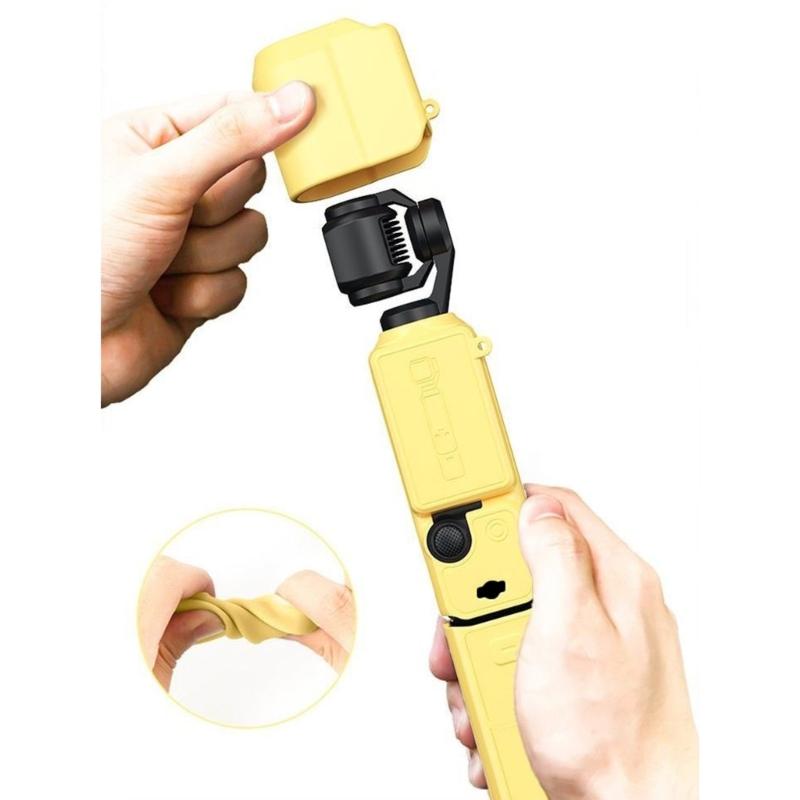 Flexible Silicone Case Skin for Pocket 3 Camera Cover Protector Precise Cutout and Enhanced Grip Suitable for Vloggers