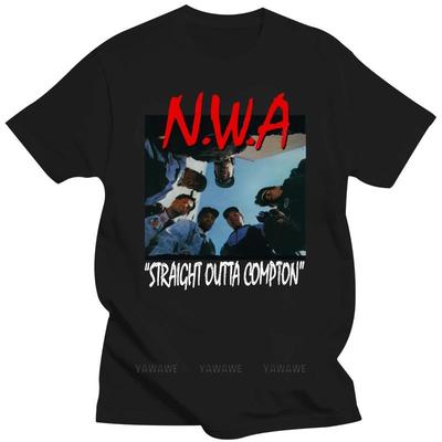 New Arrived Tshirts NWA STRAIGHT OUTTA COMPTON Mens Black Rap T-SHIRT NEW T Shirt Gift More Size And Colors Brand Top Tee
