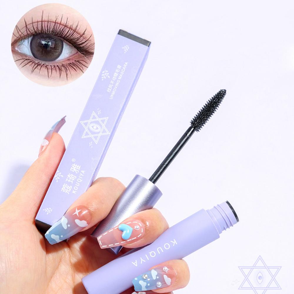 5D Silk Fiber Mascara Lash Black Mascara Voděodolná řasenka, která se nerozmazává, Prodlužování řas Husté prodloužení řas Kosmetika