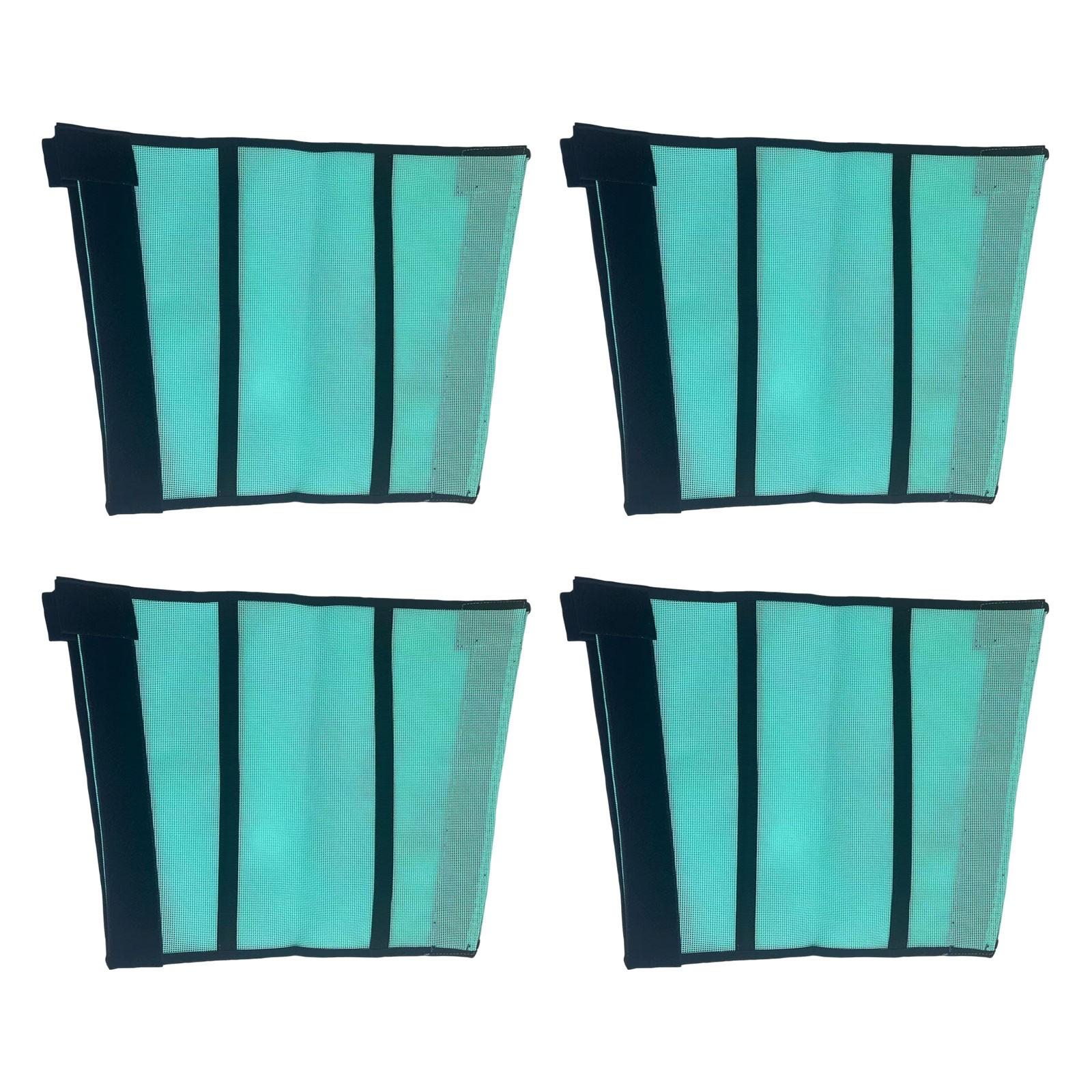 

Комплект из 4 конских ногавок, устойчивых к комарам и мухам, дышащая сетка One Size зелёный