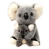 2Pcs/Set Koala Plush Toy Emotional Healing Soft Soothing Doll Hug Companion Well-being Doll Koala Hug Toy