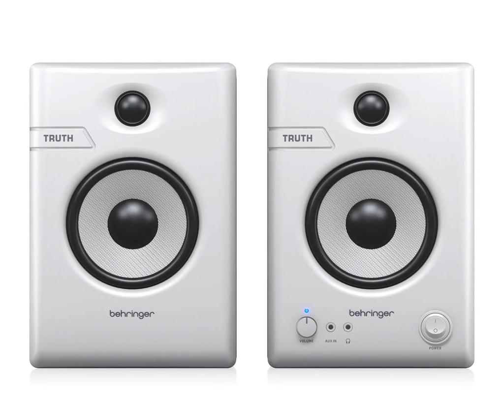 Behringer truth 4.5 bt-wh - para monitorów studyjnych aktywnych 4,5", białe