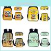 Cuphead Backpack Set For School And Travel With Nylon Construction And Multiple Compartments