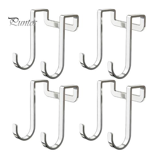 Dorm Room Essentials Heavy Duty Bunk Bed Hook, Stainless Steel No Drill Over The Door Hooks Space Saving Organizer for Bathroom Cabinet And