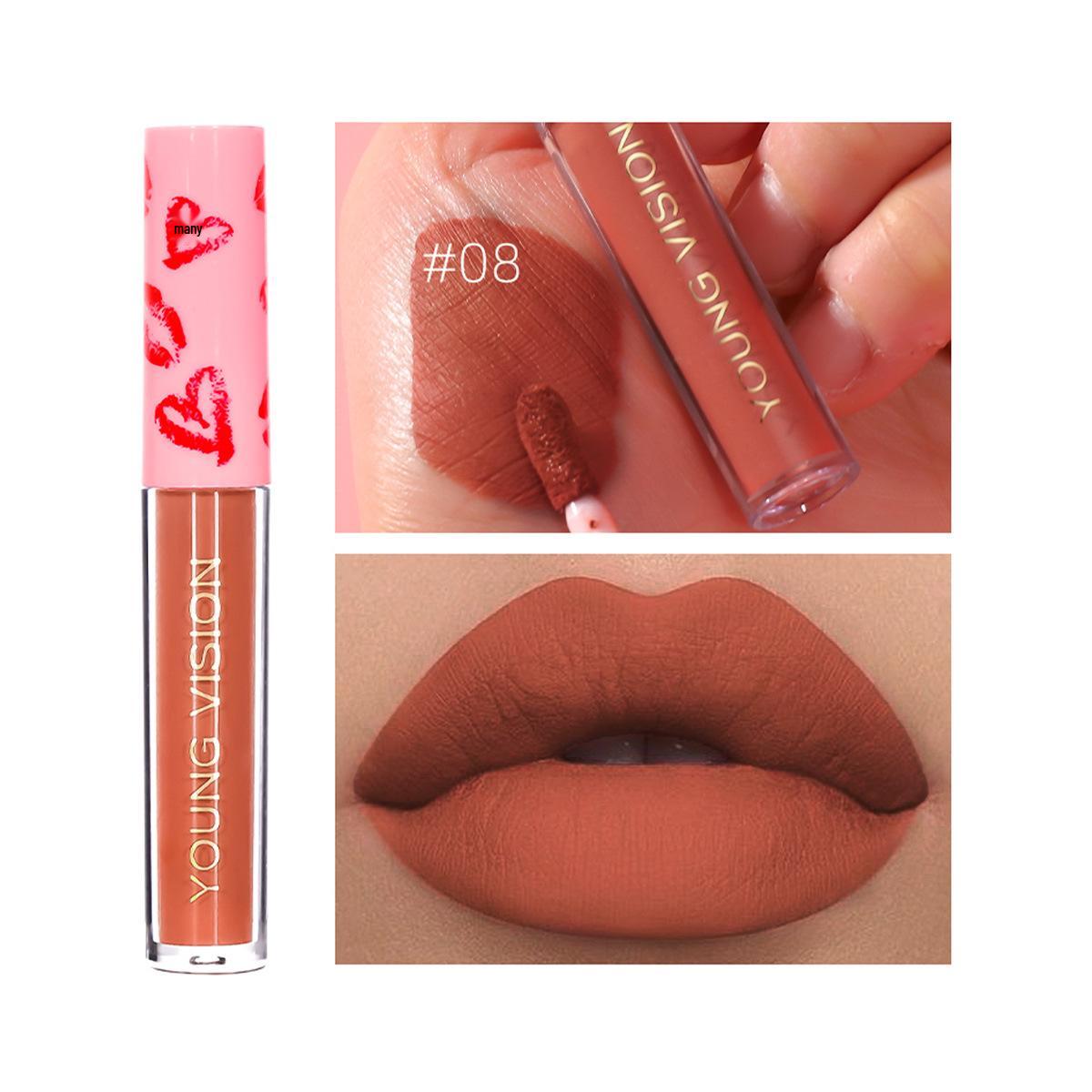 Young Vision Lip Glaze: 12-Color Lip Gloss Collection