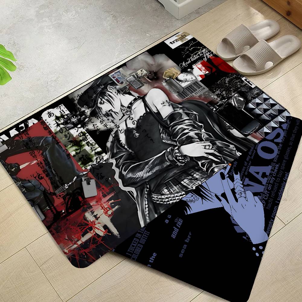 Anime Vintage N-Nana Fußmatte Waschbar Rutschfest Wohnzimmer Sofas Stühle Bereichsmatte Küchen-Fußmatte Teppich