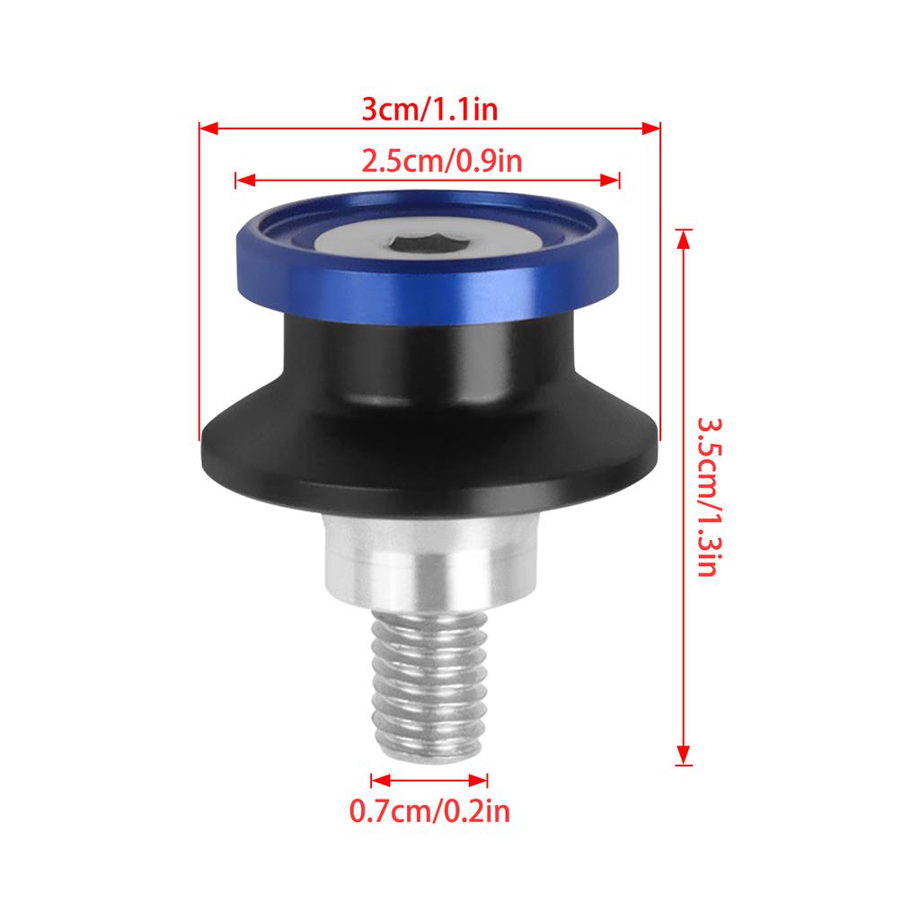 Für BMW S1000RR S1000R S1000XR M1000RR S1000 R/RR HP4 Hinterradschwinge Schwingarm Parkständer Slider Spulen CNC Ständerschraube Paddock