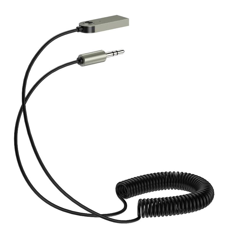 1Pcs Car Aux 3.5Mm Jack Adapter Cable Speaker Transmitter Usb 5V Bluetooth Car Audio Cable Transmitter Wireless Receiver