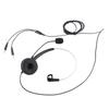 Callcenter-Headset Mono Geräuschunterdrückung Dual 3,5-mm-Stecker Computer On-Ear-Kopfhörer für Online-Kurse Callcenter