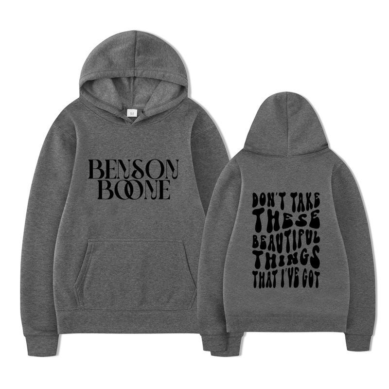 Benson Boone Hoodie Men Women Sweatshirt Print Unisex Streetwear Hip Hop Style Autumn Winter Fashion Tops Clothes