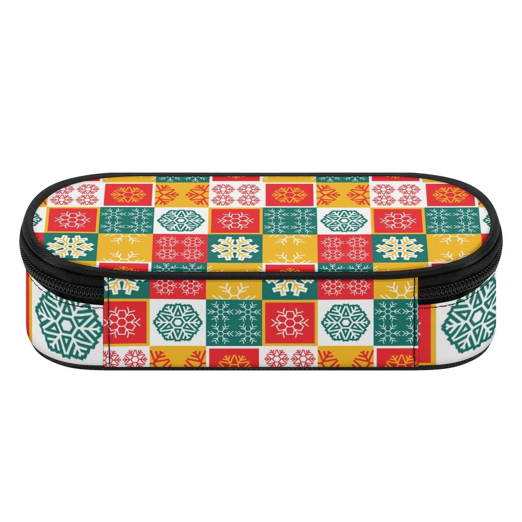 Pen Case Organized Storage Zipper Closure 300D Polyester with Main Compartment Mesh Pocket and Pen Slots for Teens and Students