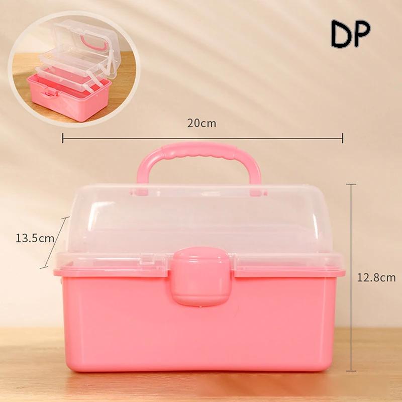 Childrens Hair Accessories Storage Box Head Rope Hairpin Card Pen Sundries Stationery Box Cute Girl Jewelry Box Spiegel Miror