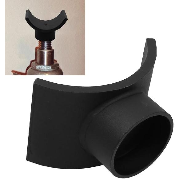 RYANSTAR RACING 3" Lifting Axle Saddle Axle Adapter Compatible With Hydraulic Jack Bottle Jack Floor Jack Made Of Stell Black