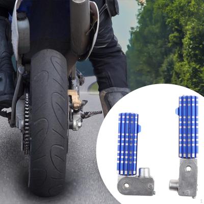 2dílné stupačky Motocykl Zadní stupačky Skládací Protiskluzové pedálové desky Příslušenství Robustní Snadné