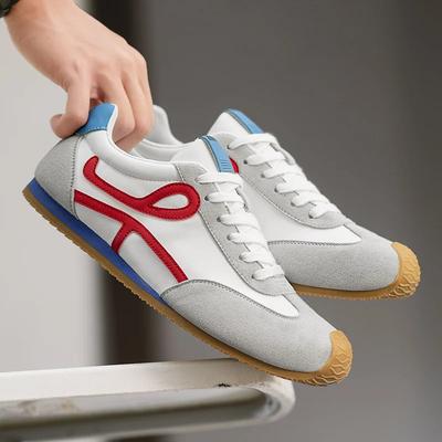 New Men's Shoes Anti-Slip Forrest Gump Shoes Men's Flat Shoes Lightweight Comfortable Breathable Shoes White Tennis Shoes