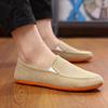 fashion Canvas Peas Shoes Men's Variety of Color  Trendy Lazy Casual Large Size 38-45 Driver Shoes Men's Vulcanized Shoes Men Sneakers