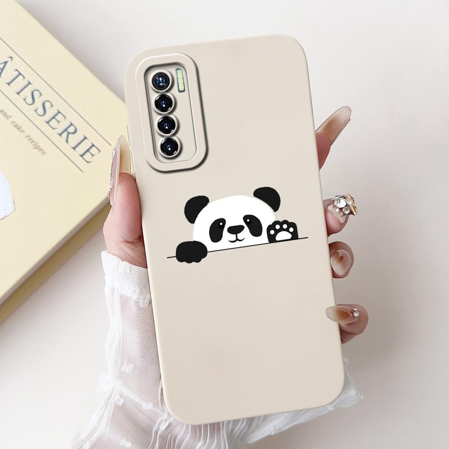 For Tecno Camon 17 Case CG6 CG6j Soft Silicone Cover Fashion Painted Shockproof Bumper For Tecno Camon 17 Pro 17P Camon17 Fundas