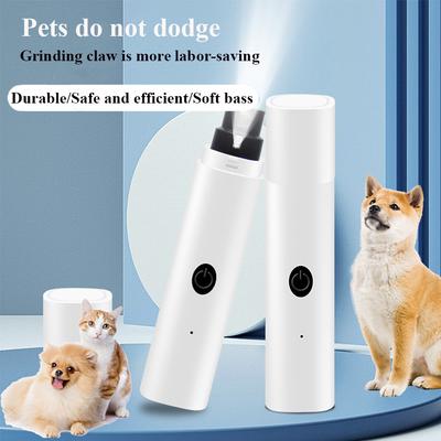 Dog Nail Grinder USB Rechargeable Electric Dog Nail Clippers Clipper for Cat Nail Cutter Pet Grooming Equipment Pet Supplies