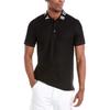 Burberry Men Ryland Collar Logo Polo Black 80675361