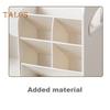Pen Holder Bookend Large Capacity Desk Organizer with Smooth Drawer Handles Multi-Functional Storage Stationery Organizer
