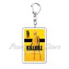 Klassische Film Schlüsselanhänger für Zubehör Tasche Pulp Fiction The Fast Furious Filme Anhänger Schlüsselketten Schlüsselringe Schmuck Fans Geschenke