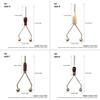 Fly Fishing Tying Tool Replacement Wire Threader Spooled Thread Bobbin Holder Fish Hook Binding Tool Easy To Use