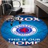 1pc Football Team (40) Design Printed Area Round Carpet for Bedroom Living Room Home Decor Rugs Mat Non Slip Mat Rug for Bedside