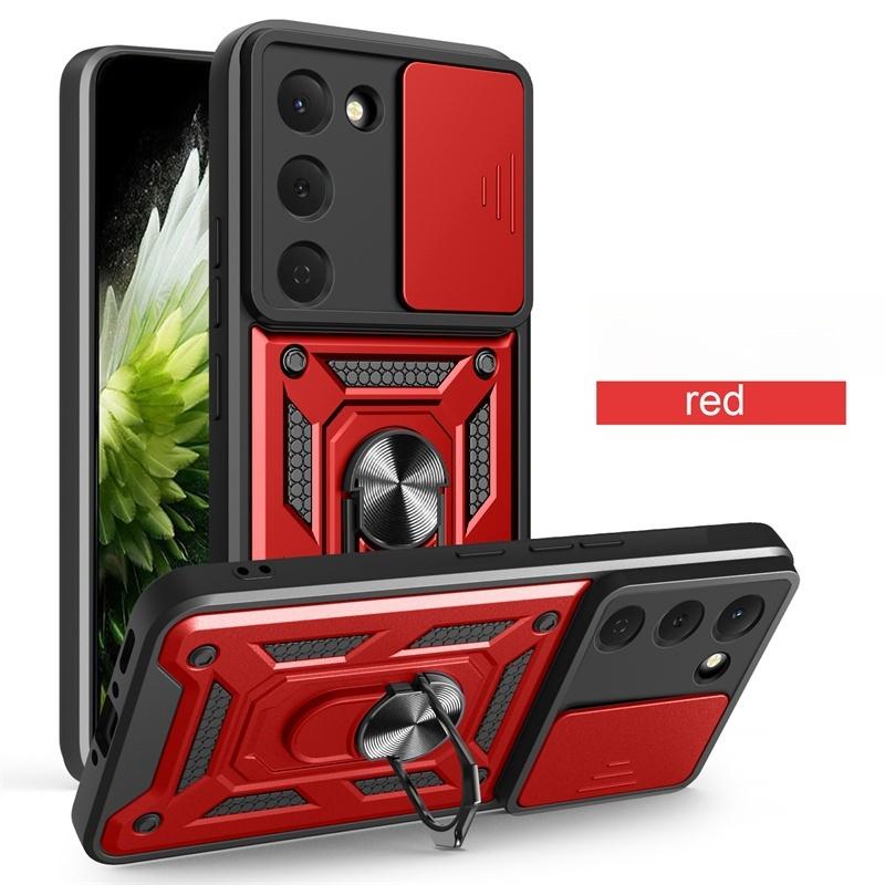 Funda For Tecno Sprak 40 Pro 4G Case Slide Camera Protect Armor Phone Case For Spark 40C Spark40 40Pro Magnetic Ring Stand Cover