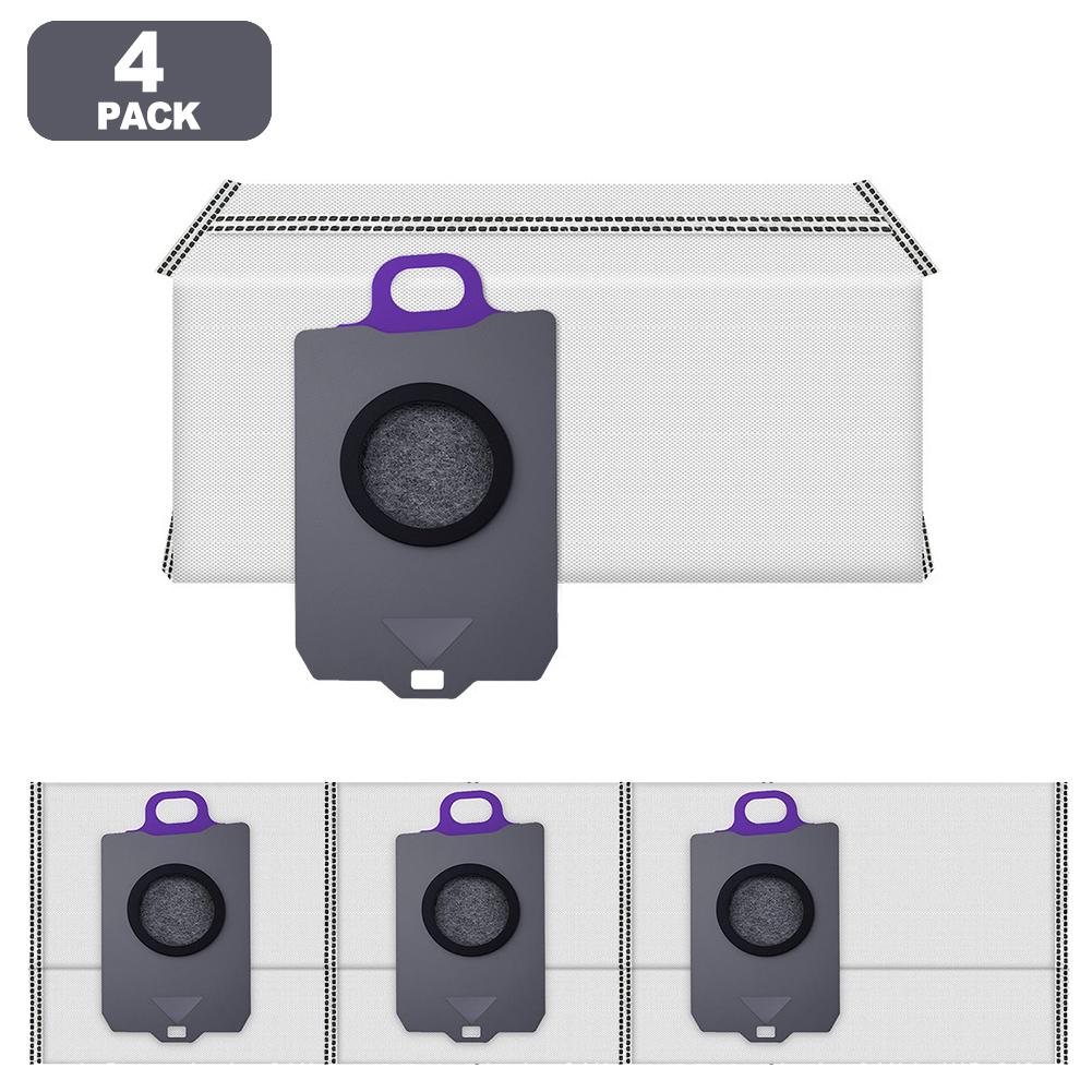 

3.5L Capacity Base Station Bags For Base Station Emptying Ultra-fine Filter Up To 40 Days Use 99.97 Filtration