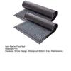 Striped Front Door Mat Heavy Duty Absorbent Entrance Doormat Indoor Outdoor Fade Resistant Waterproof