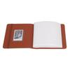 Lther Cover Photo Album Vintage 288 Photos Large Capacity Small for 3in   Camera Photos Business Cards