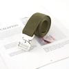 Women'S Overalls Belt Decoration Lengthened Black Functional Buckle Narrow Belt Quick Open Training Outdoor Tactical Belt