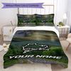 Custom Name Nurburgring Bedding,Quilt Set Quilt Cover Pillowcase Home Birthday Gift(1 * Duvet Cover + 2 * Pillowcase, Without Core)_xia