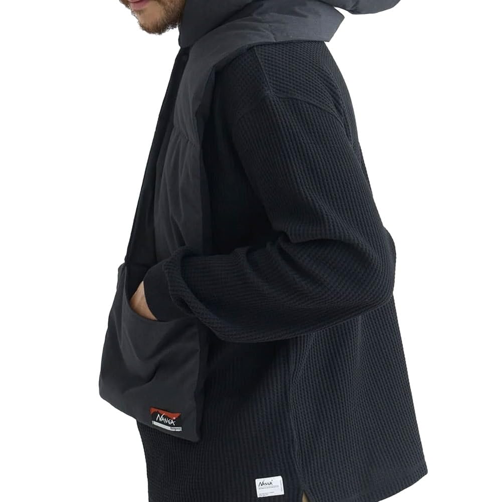 Unisex TEMPRA HINOC DOWN FREE [NANGA] Scarf, Black,