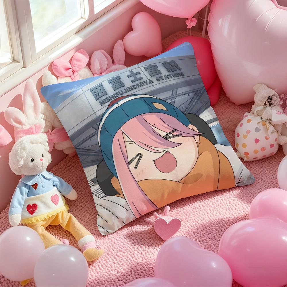 Anime AAzumanga Daioh Pillow Case Soft Plush Fabric DoubleSided Printed Cushion Cover Warm Winter Sofa Pillow Case