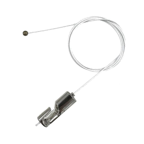 Fukui Metal Craft Ball-Type Mini Wire Adjustable Fit White, 1.2mm, L=1.0m, Picture Rail, Hanging Hook, Poster, Frame, Painting, Wall Display, WR-8-W