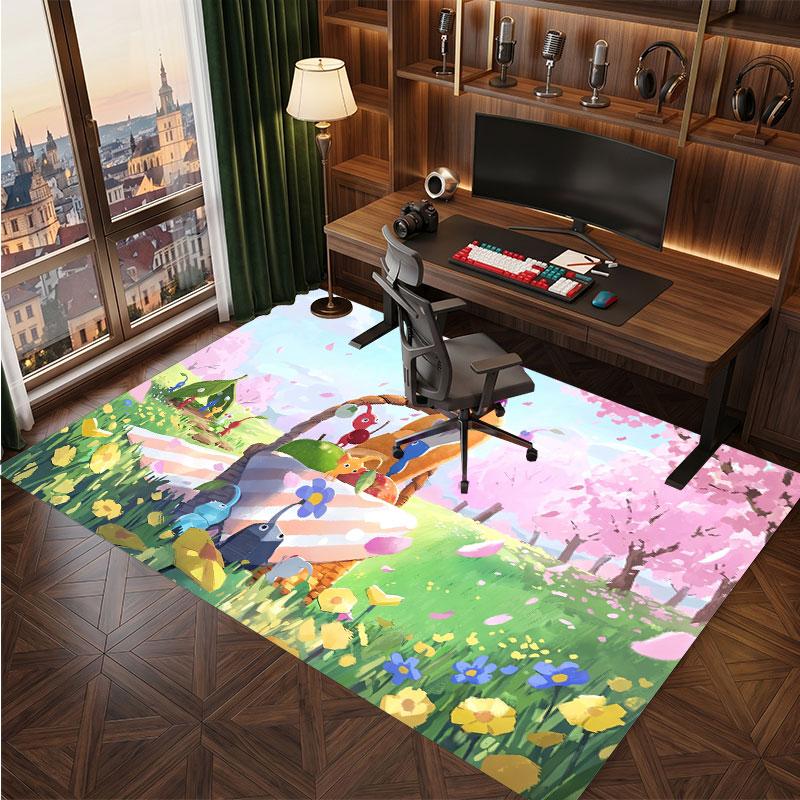 Pikmin Rug Soft Thick Non Slip Floor Carpet for Bedroom Living Room Home Decor