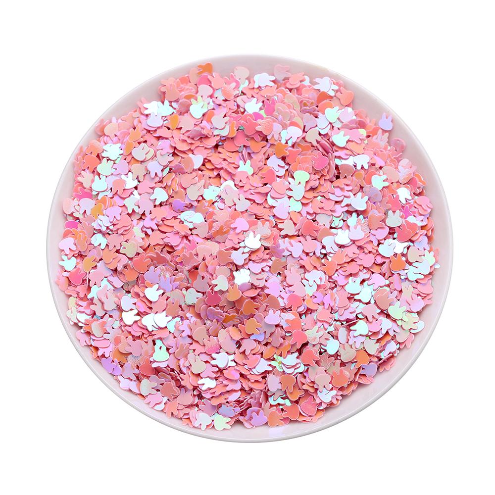 10g Butterfly Sequins Laser Glitter Sequin Epoxy Resin Paillettes Rabbit Heart Sequin for DIY Epoxy Resin Crafts Nail Art Decor