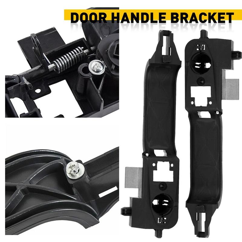 Ac29-1Pair Front Door Handle Base For Ford Focus 2000-2007 FL:6S4Z-5426685-C FR:6S4Z-5426684-E Exterior Door Handle Base