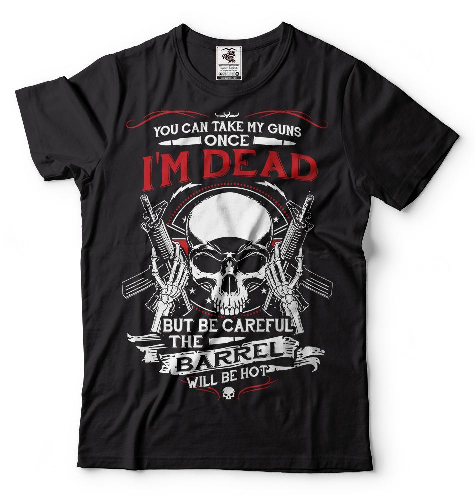 Gun Owner Pro Gun T-shirt Rifle Tee Shirt Birthday Gift Father s day gift L